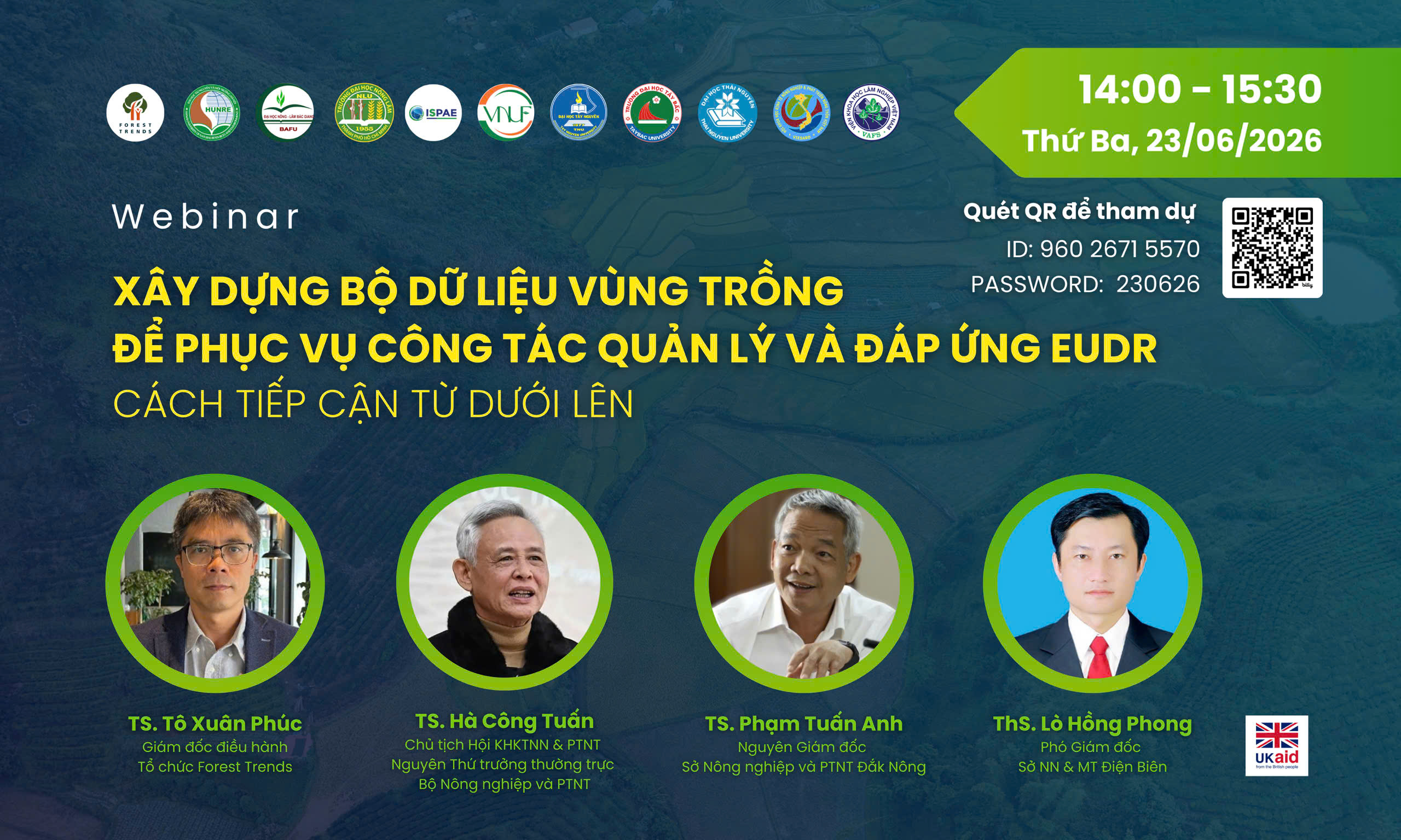 Xây dựng bộ dữ liệu vùng trồng để phục vụ công tác quản lý và đáp ứng EUDR: Cách tiếp cận từ dưới lên