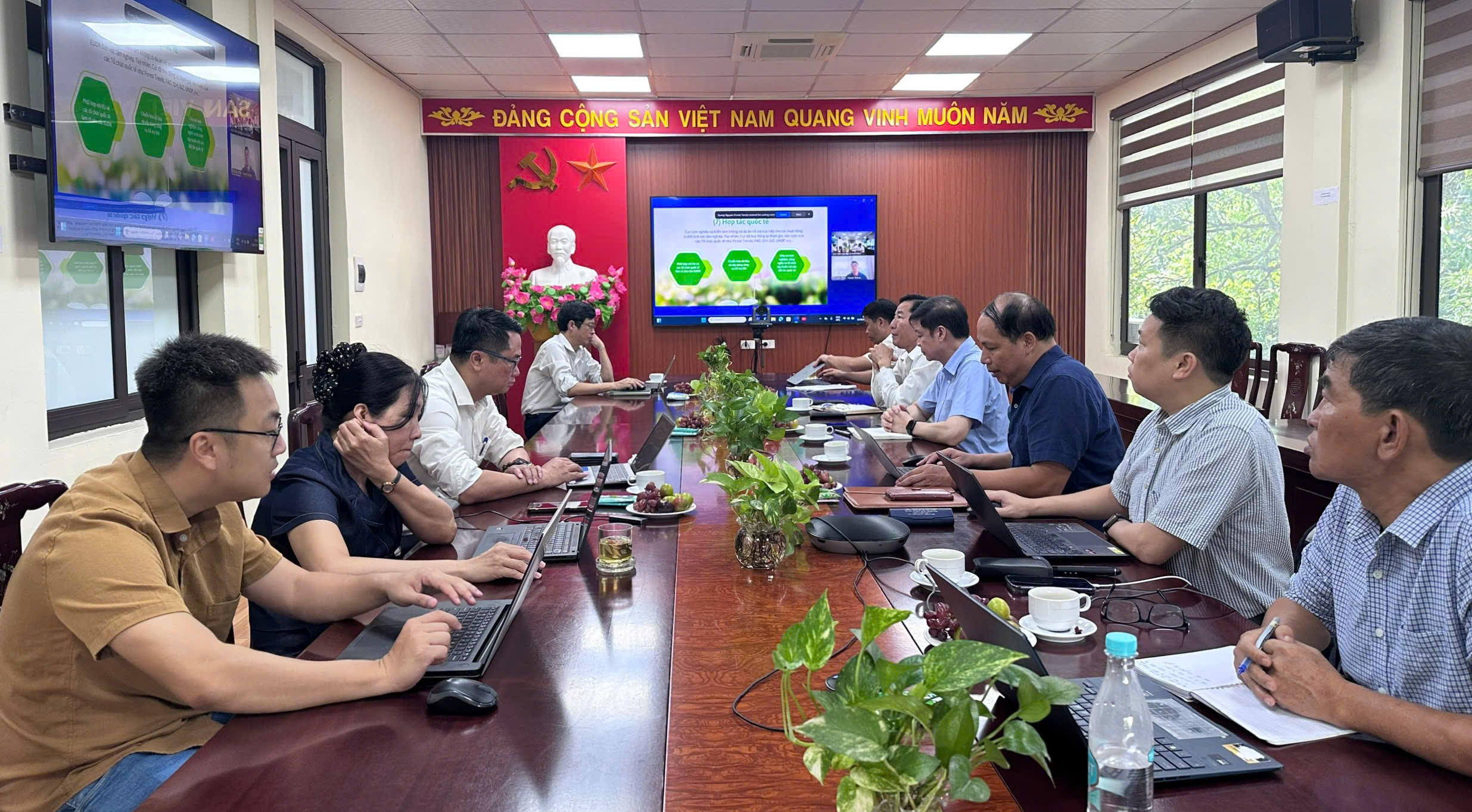 Họp Tổ công tác EUDR mở rộng nhằm báo cáo kết quả xây dựng VFM 2020 phục vụ tuân thủ EUDR