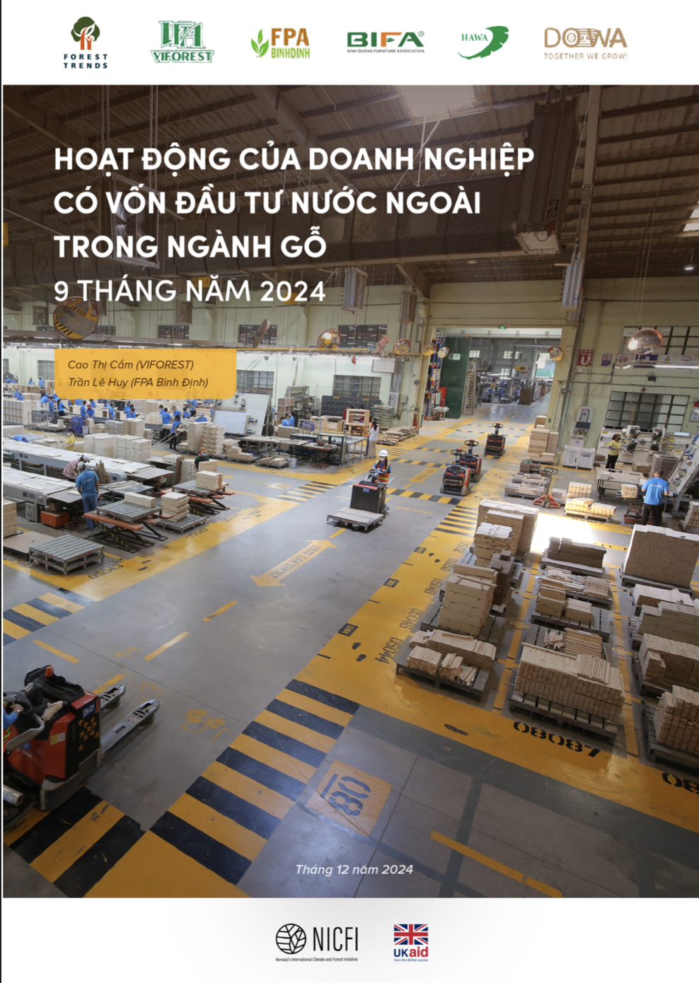 Hoạt động của doanh nghiệp có vốn đầu tư nước ngoài trong ngành gỗ (9T/2024)