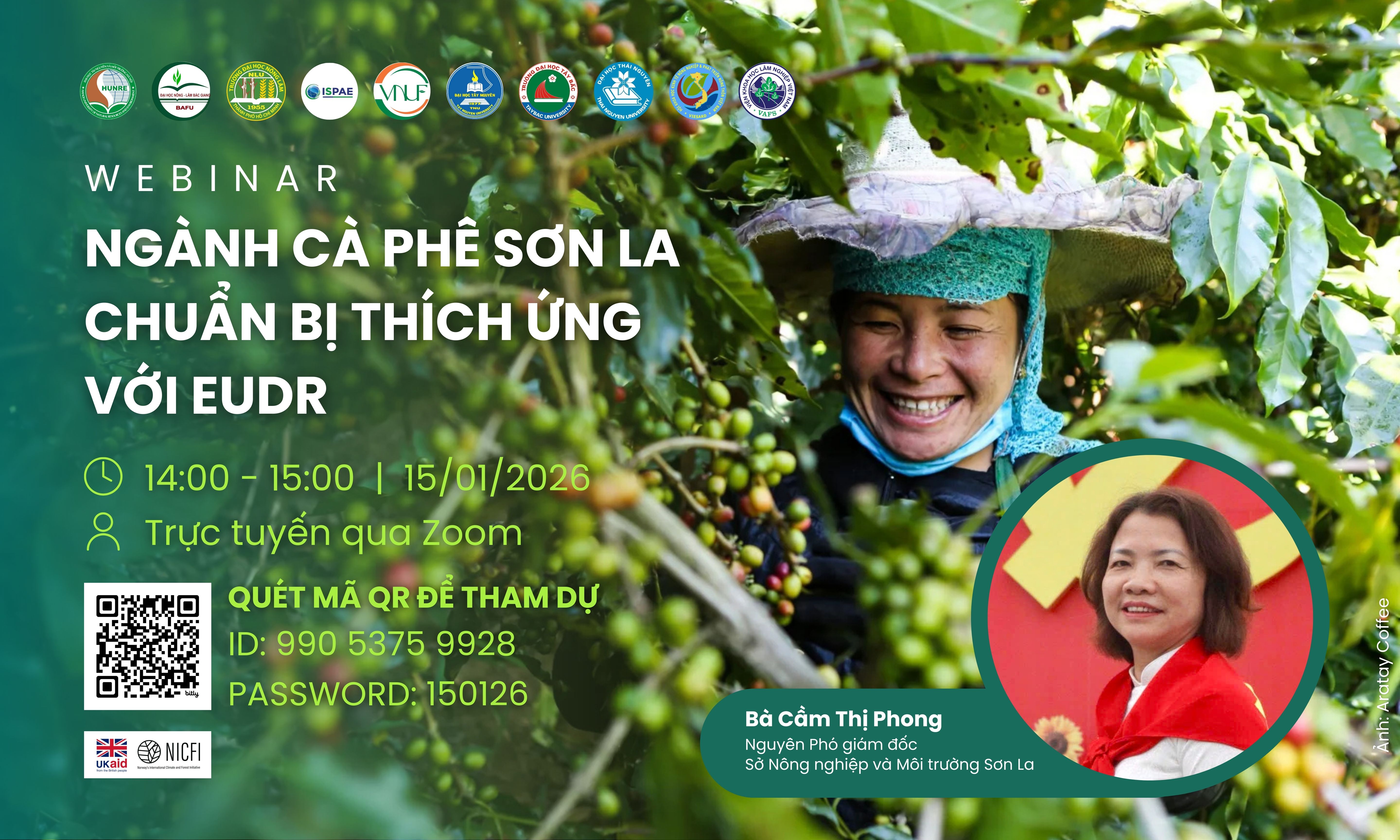 Webinar: Ngành cà phê Sơn La chuẩn bị thích ứng với EUDR
