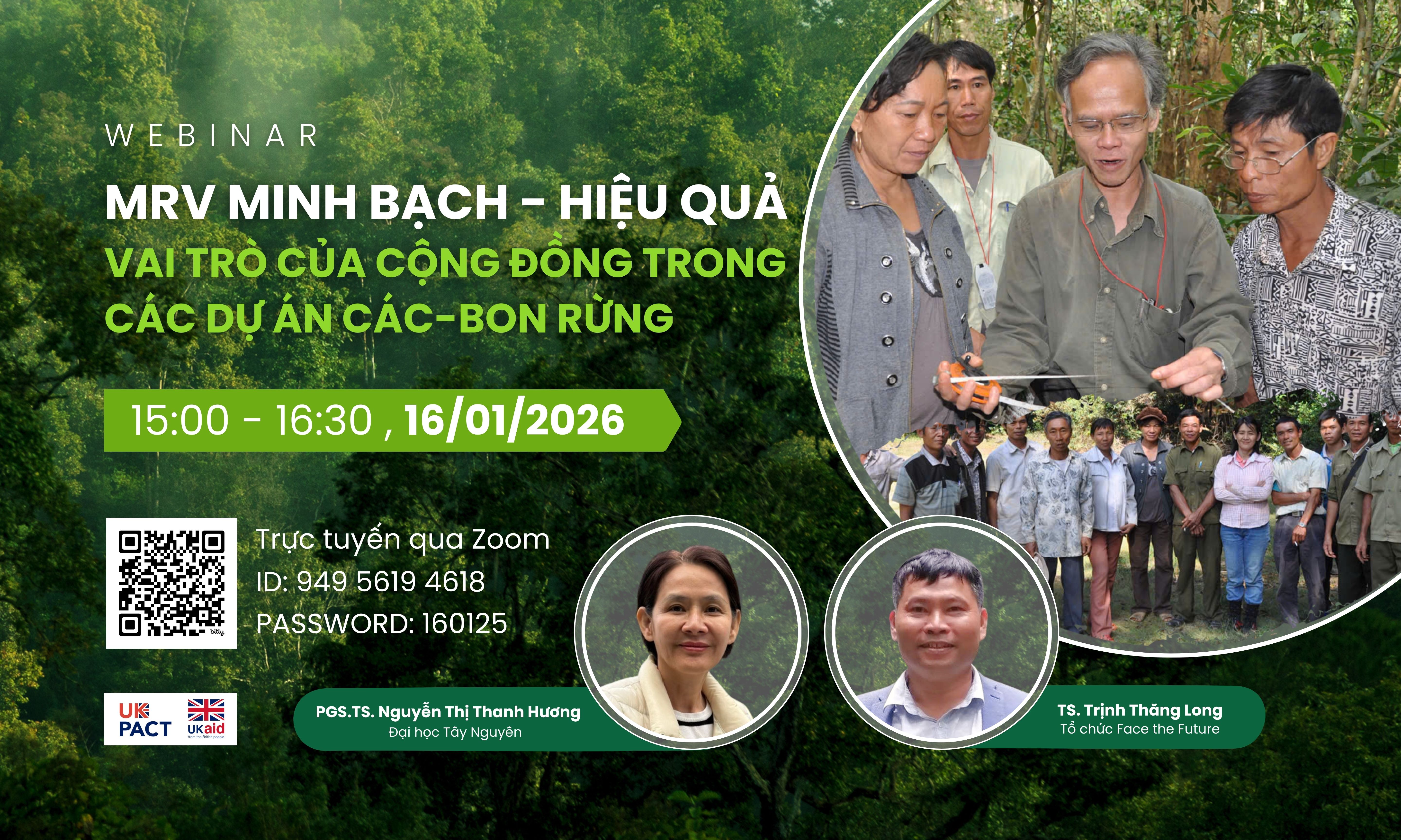MRV minh bạch – hiệu quả: Khi cộng đồng trở thành nền tảng của dự án các-bon rừng