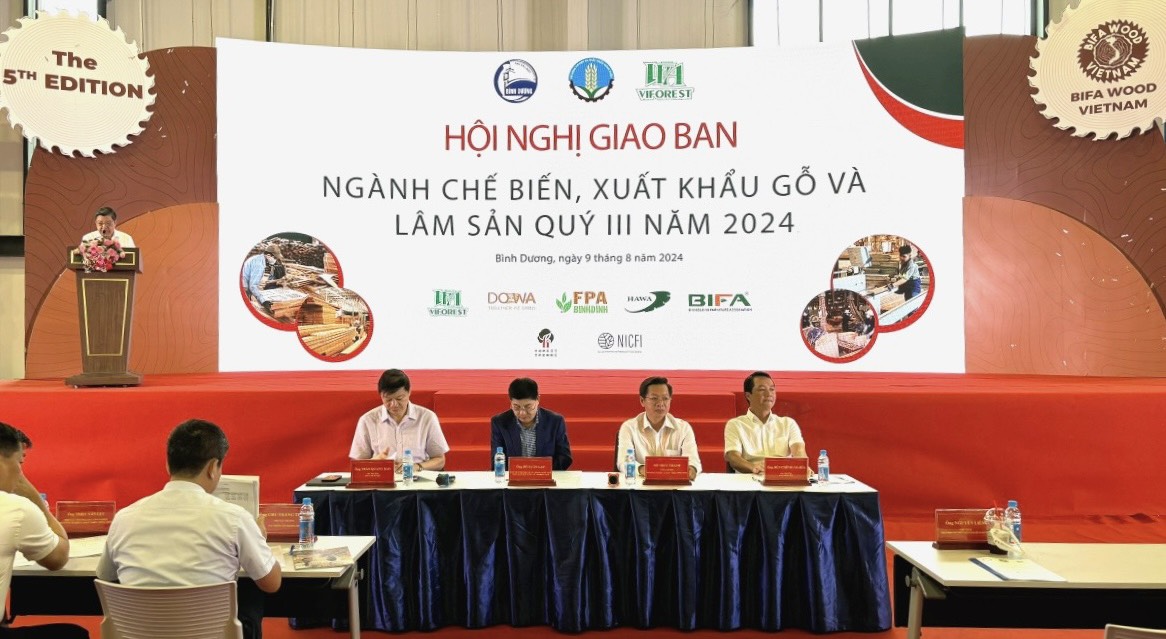 Hội nghị giao ban ngành chế biến, xuất khẩu gỗ và lâm sản Quý III năm 2024