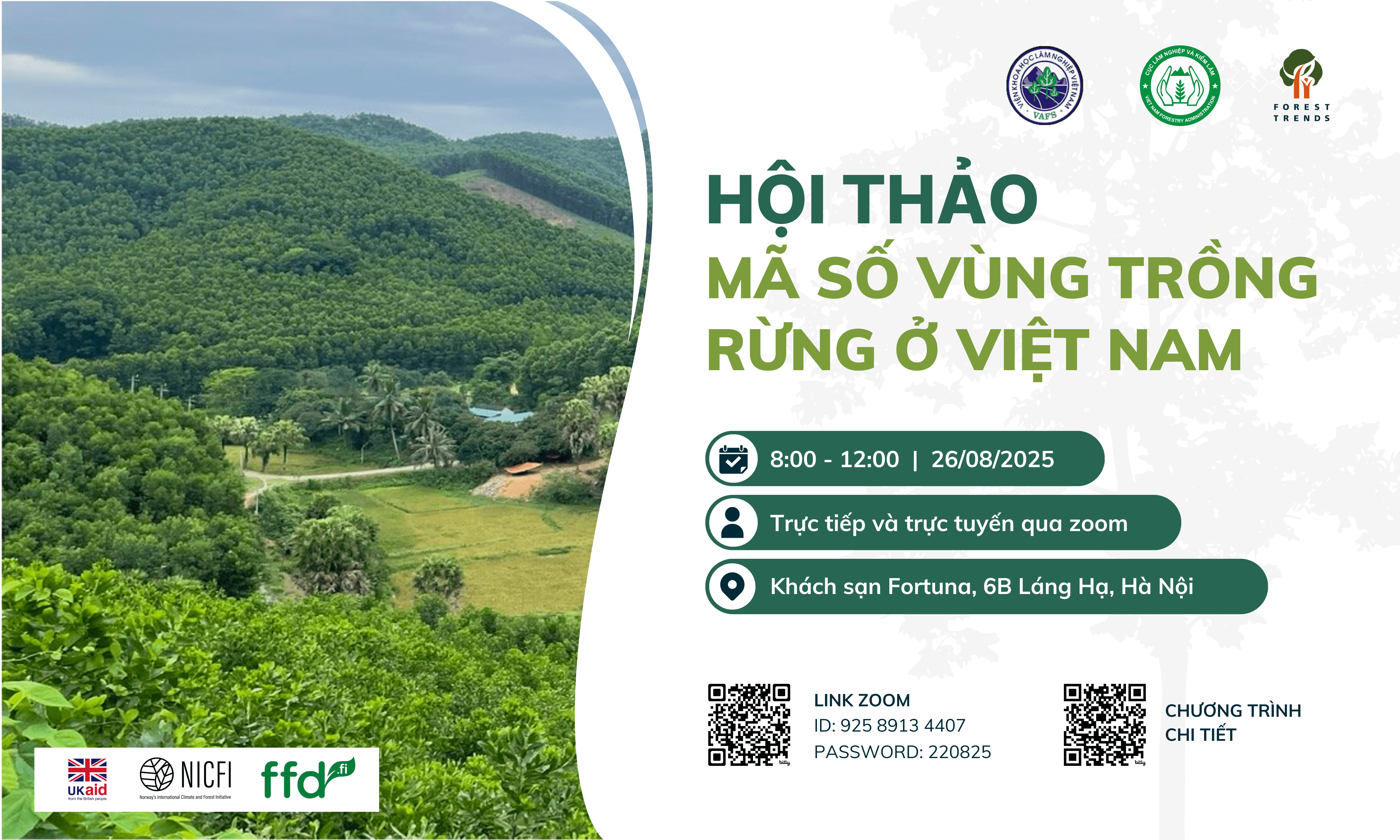 Hội thảo Mã số vùng trồng rừng ở Việt Nam – Bước tiên phong trong truy xuất nguồn gốc gỗ hợp pháp