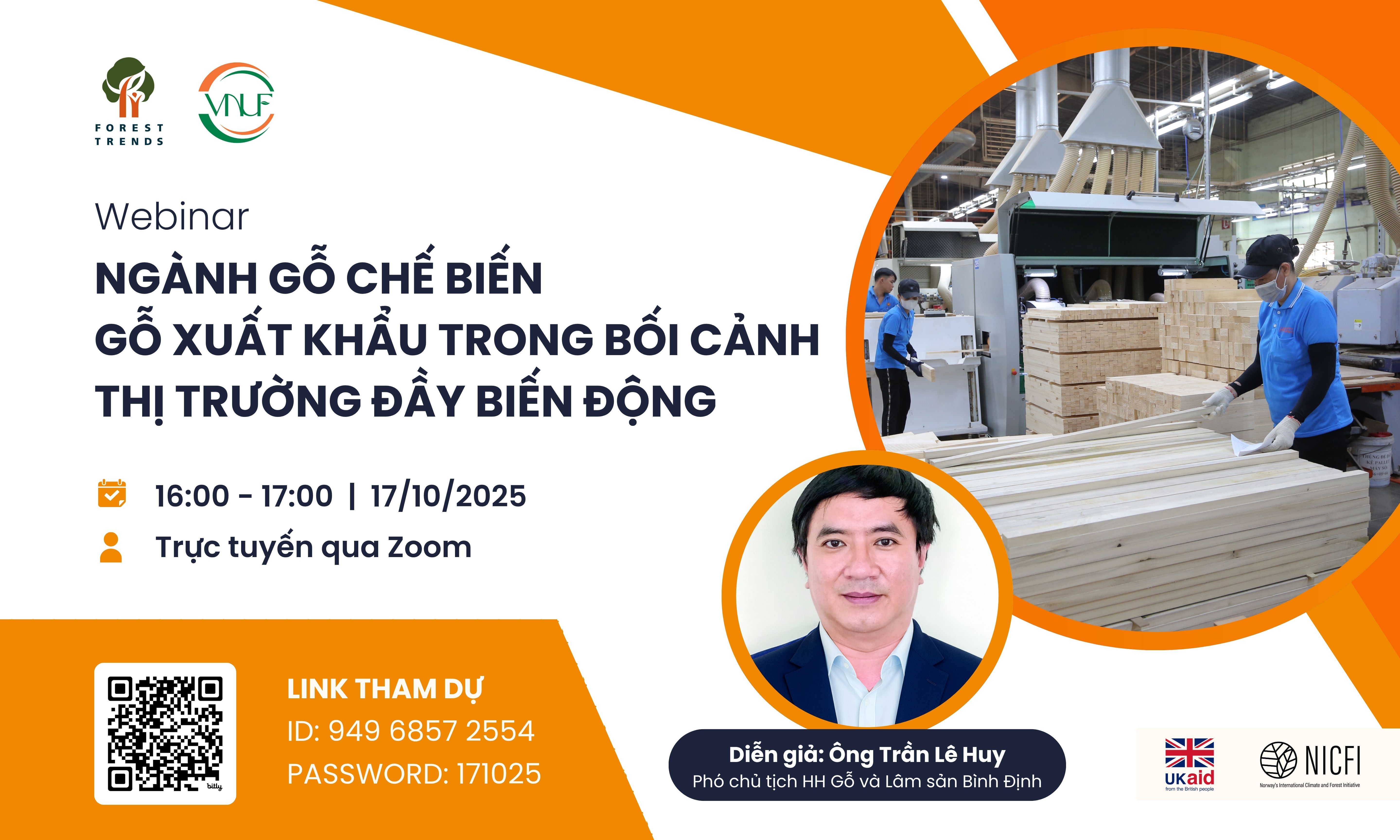 Webinar: Ngành gỗ chế biến gỗ xuất khẩu trong bối cảnh thị trường đầy biến động