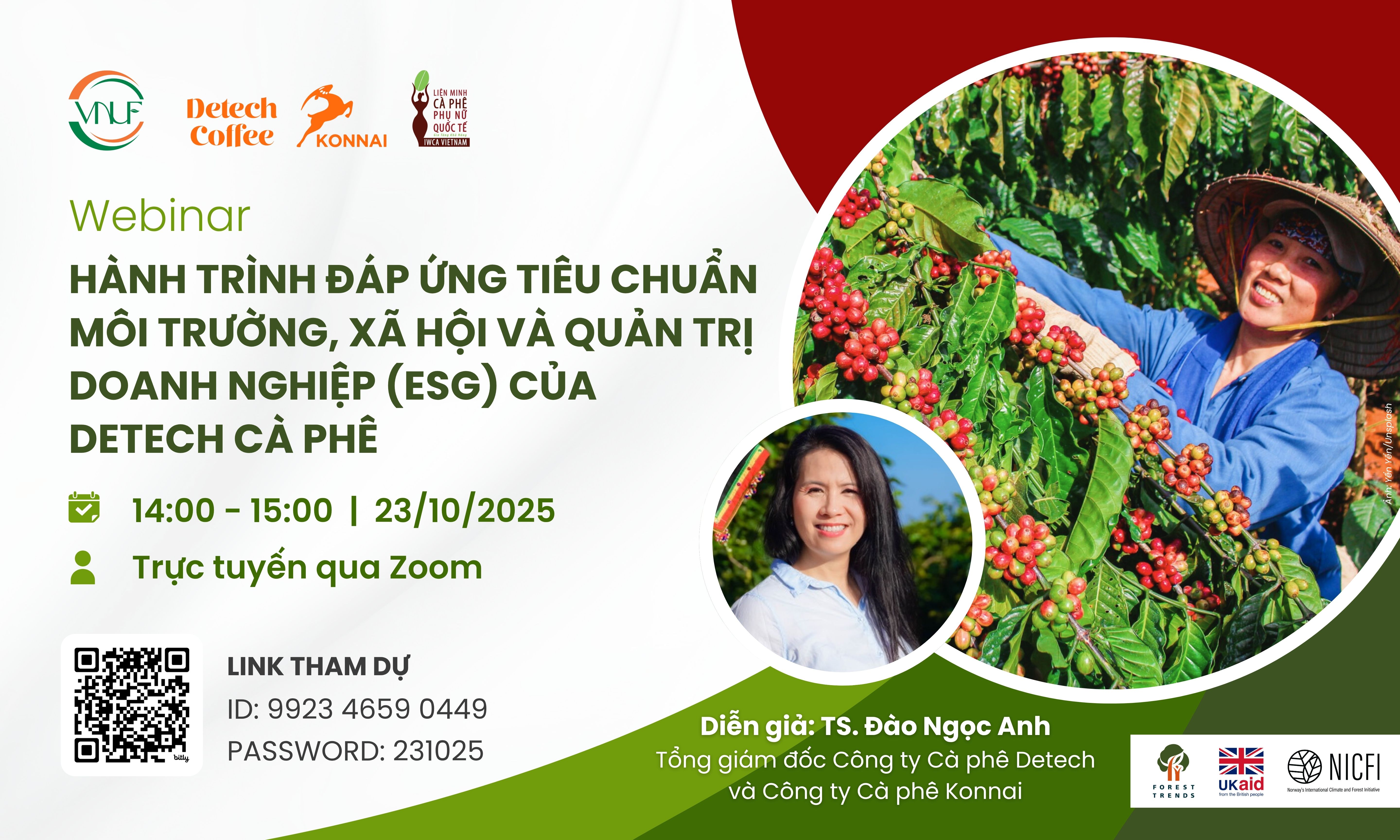 Detech Coffee trên hành trình đáp ứng tiêu chuẩn Môi trường, Xã hội và Quản trị doanh nghiệp (ESG)